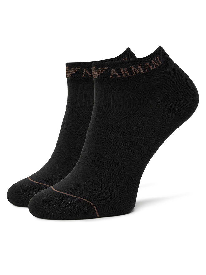Emporio Armani 3 pár férfi bokazokni Emporio Armani EM000550 AF12276 MC061 Fekete