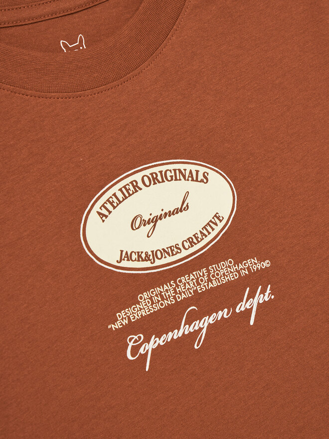 Jack&Jones Junior Jack&Jones Junior Camiseta 12274895 Marrón Relaxed Fit