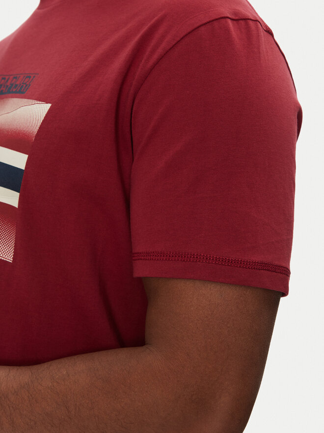 Napapijri Napapijri Camiseta S-Lari NP0A4IE5R1E1 Rojo Regular Fit