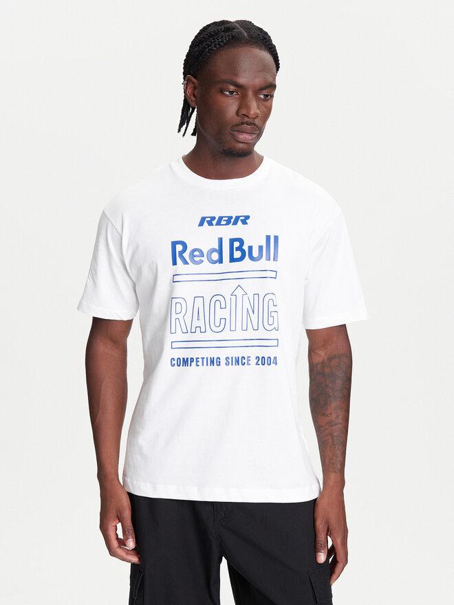 Pepe Jeans Pepe Jeans Marškinėliai Red Bull Racing History RM500020 Balta Regular Fit