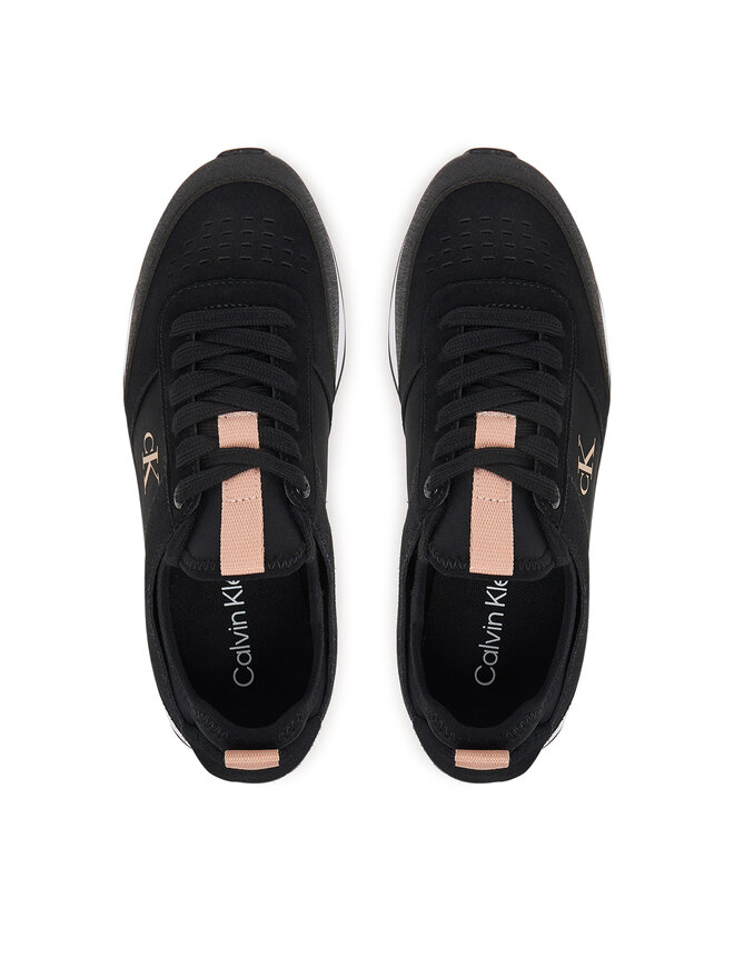 Calvin Klein Sneakers Calvin Klein Retro Runner Sock Laceup Neo Mix HW0HW03250 Schwarz