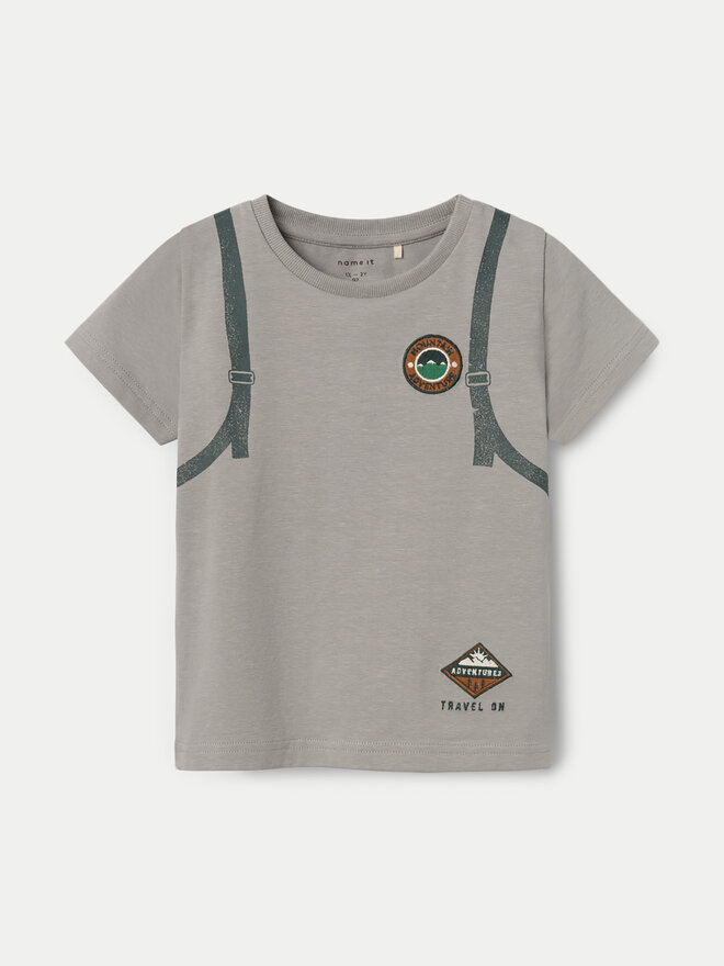 NAME IT NAME IT T-Shirt 13232049 Grau Regular Fit