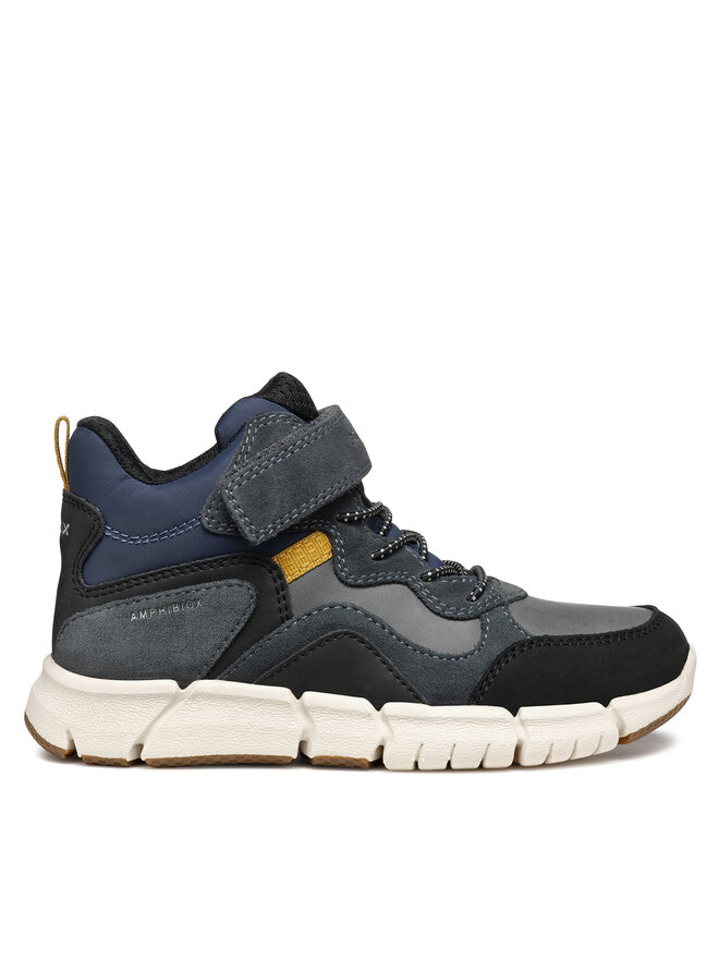 Geox Schnürschuhe Geox J Flexyper Boy B Abx J269XA 0ME22 C0739 M Grau