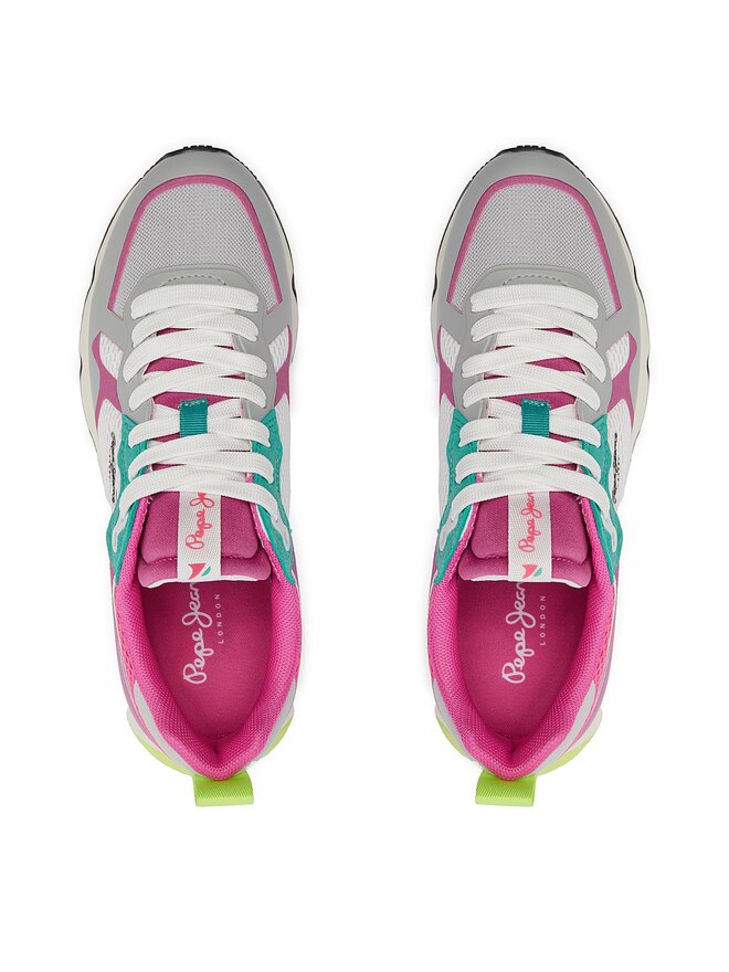 Pepe Jeans Sneakersy Pepe Jeans Brit Pro Fresh PLS31555 Sivá