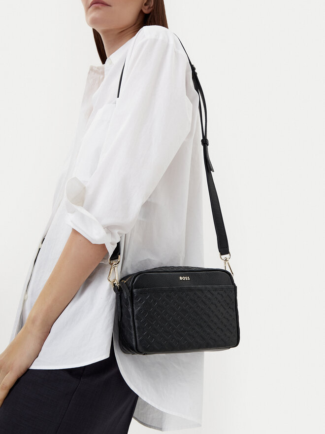 BOSS Handtasche BOSS Alyce Crossbody 50529366 Schwarz
