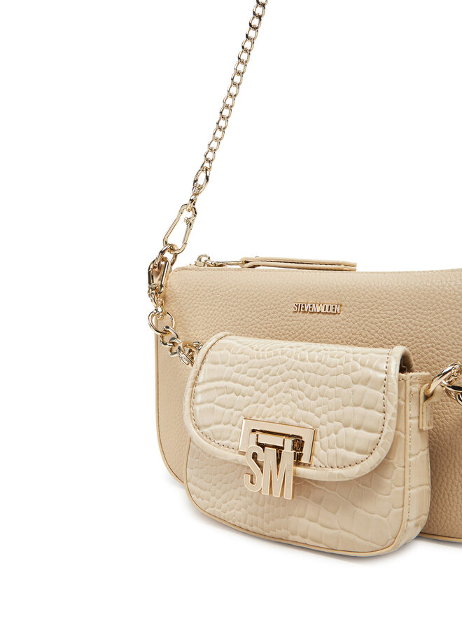 Steve Madden Ročna torba Steve Madden Bnaim SM13001550 Bež