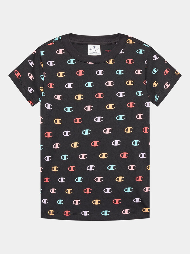 Champion Champion Marškinėliai 404617 Juoda Regular Fit
