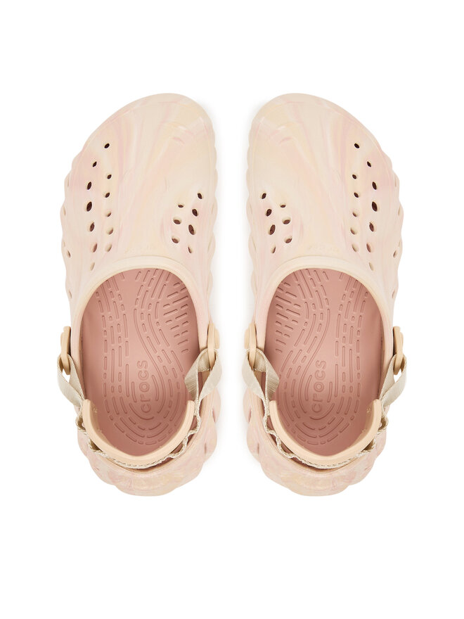 Crocs Pantoletten Crocs Echo Marbled Clog 208454 Bunt