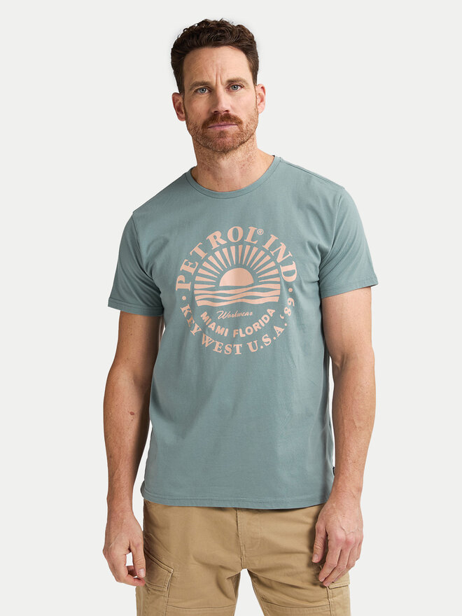 Petrol Industries Petrol Industries Camiseta M-1050-TSR127 Azul Regular Fit