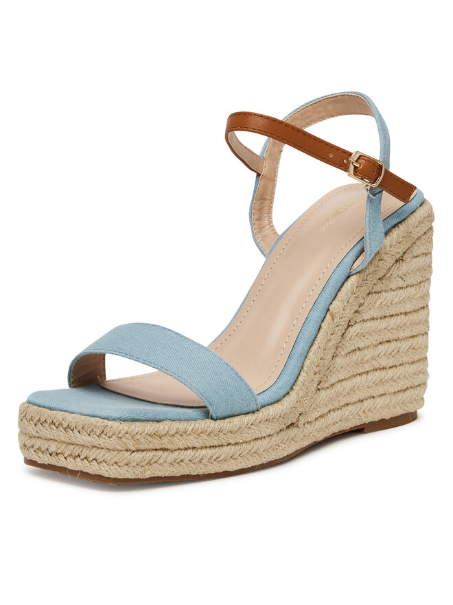 DeeZee Espadrilky DeeZee LWSB42-2 Modrá