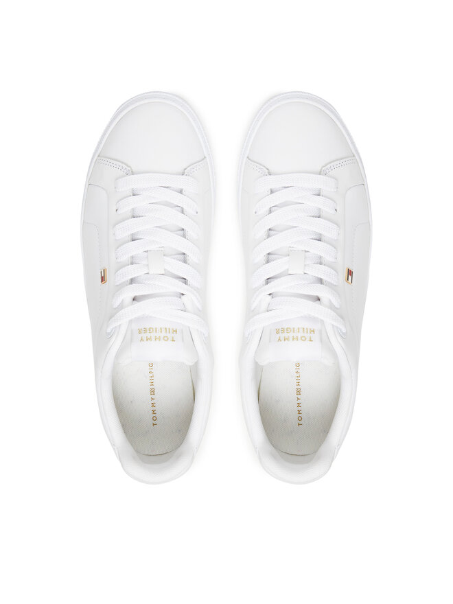 Tommy Hilfiger Sneakersy Tommy Hilfiger Icon Court FW0FW08815 Biały