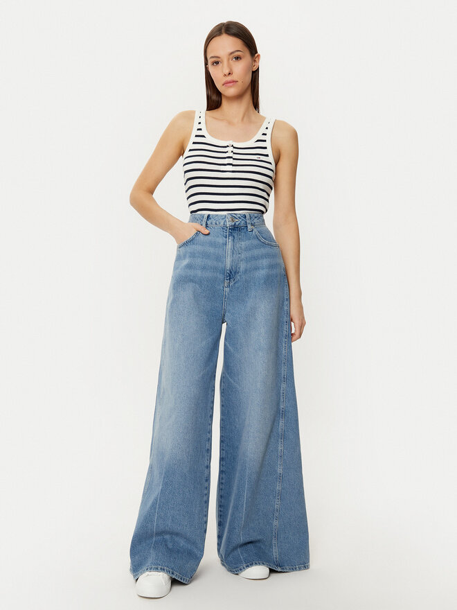 Tommy Jeans Tommy Jeans Felső DW0DW19492 Színes Slim Fit