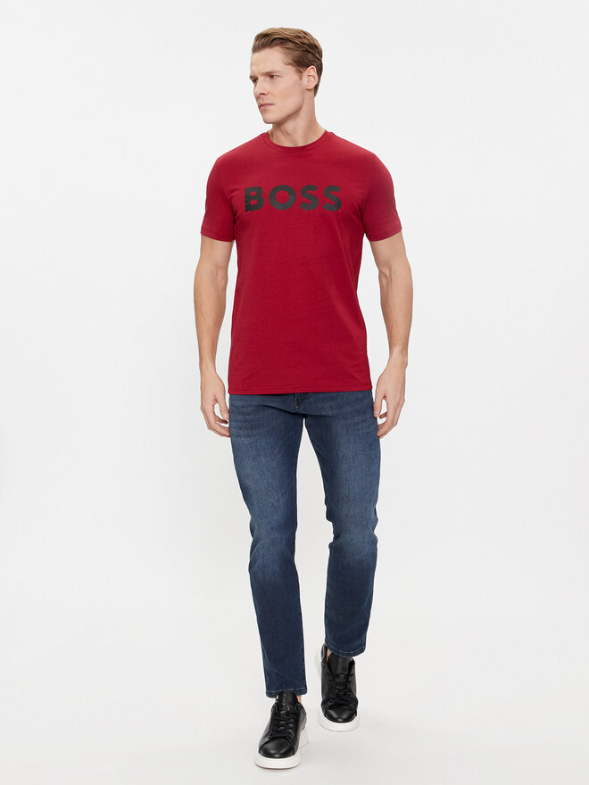 BOSS BOSS Camiseta Thinking 1 50481923 Rojo Regular Fit