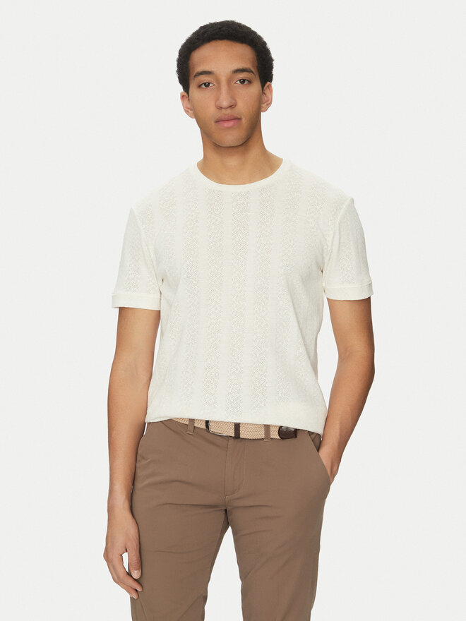 Marciano Guess Marciano Guess Majica 5GHI06 6321A Écru Regular Fit