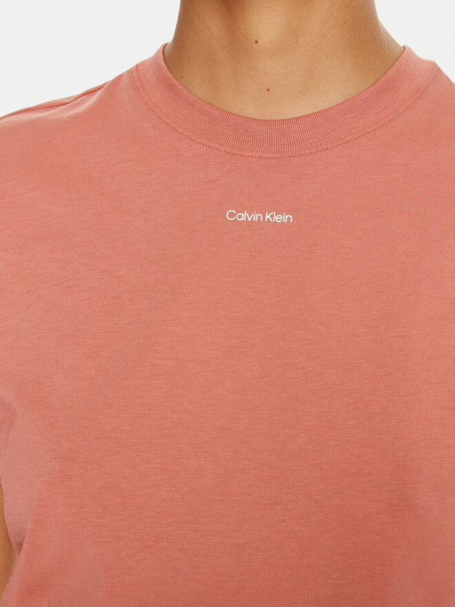 Calvin Klein Calvin Klein T-Shirt Nano Logo K20K207519 Rosa Regular Fit
