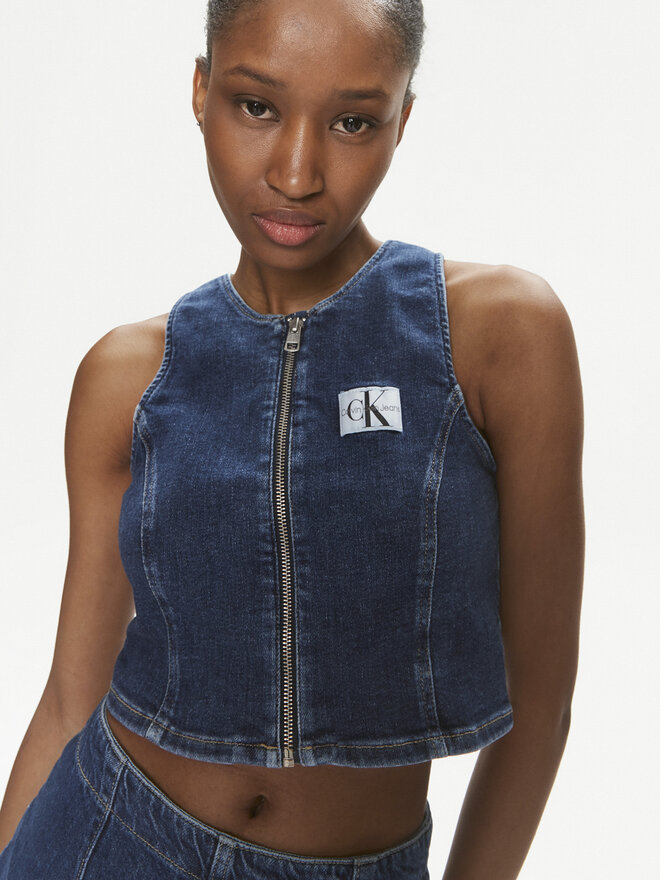 Calvin Klein Jeans Calvin Klein Jeans Τοπ J20J222799 Μπλε Slim Fit