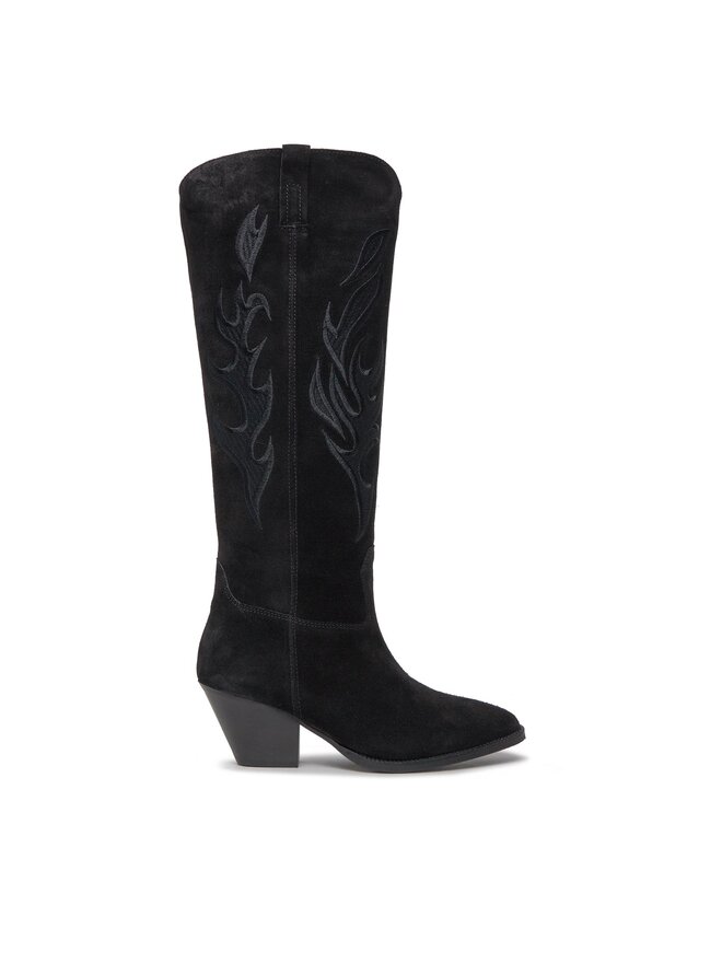 Bronx Kowbojki Bronx High boots 14297-C Czarny