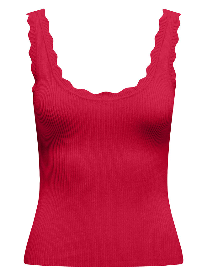 JDY JDY Top Nanna 15290585 Rot Slim Fit