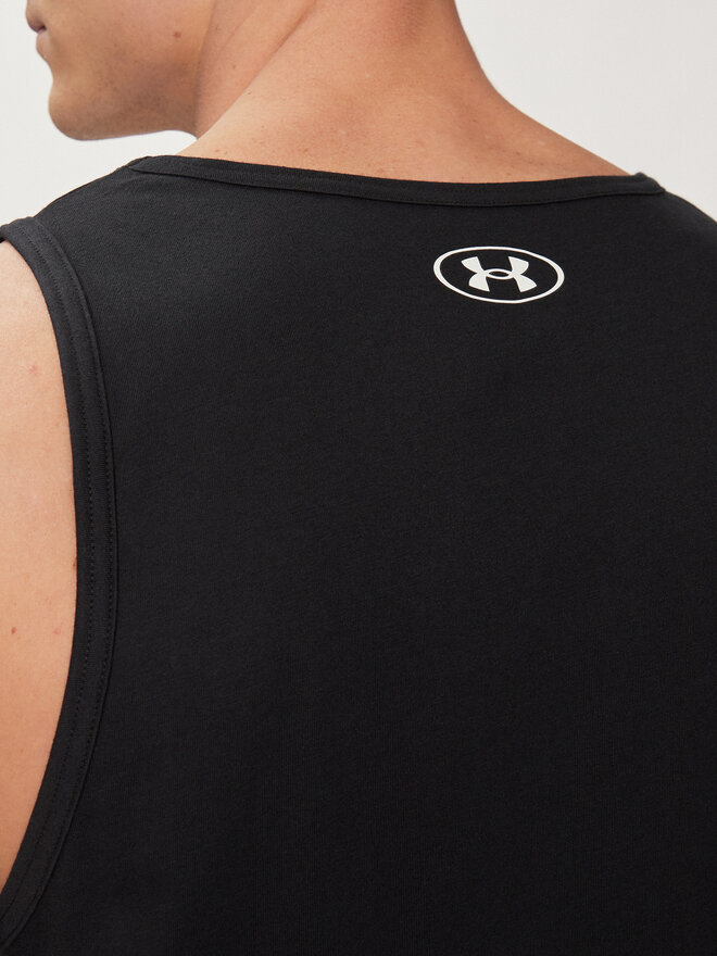 Under Armour Under Armour Trikó Ua Sportstyle Logo Tank 1382883-001 Fekete Loose Fit