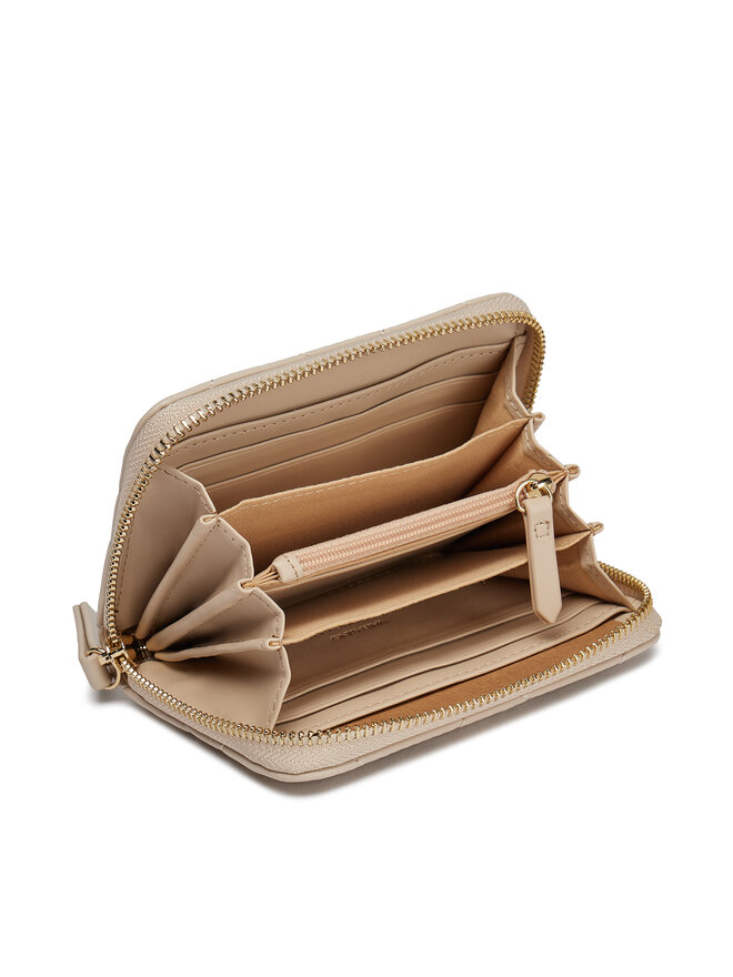 Valentino Голям дамски портфейл Valentino Ocarina VPS3KK137R Екрю