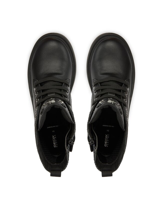 Geox Stiefeletten Geox Jr Eclair J169QI 000BC C9B1G S Schwarz