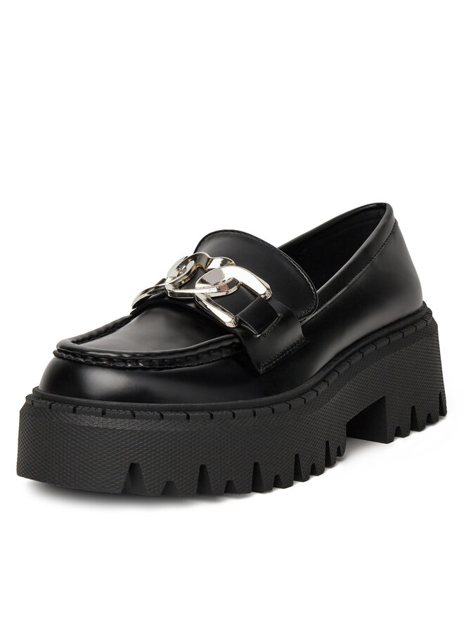 DeeZee Loafersy DeeZee 25365-7 Černá