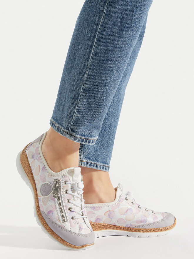 Rieker Sneakersy Rieker N4263-91 Kolorowy