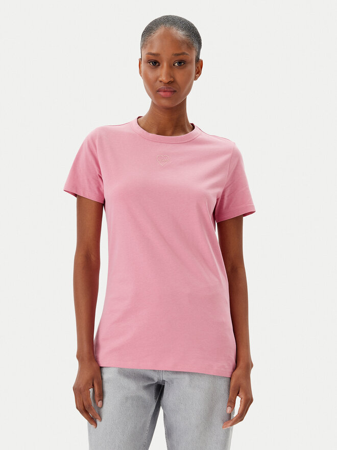 BOSS BOSS Camiseta C_Elogo_21 50540260 Rosa Slim Fit