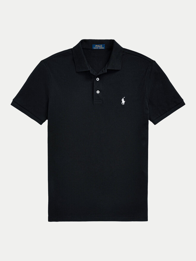 Polo Ralph Lauren Поло 710941439001 Чорний Custom Slim Fit