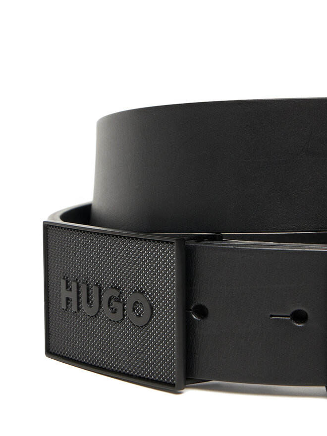 HUGO Чоловічий ремінь HUGO Gethon 50548359 Чорний