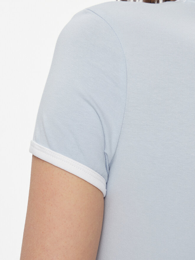 Tommy Jeans Tommy Jeans Camiseta Signature DW0DW17377 Celeste Slim Fit