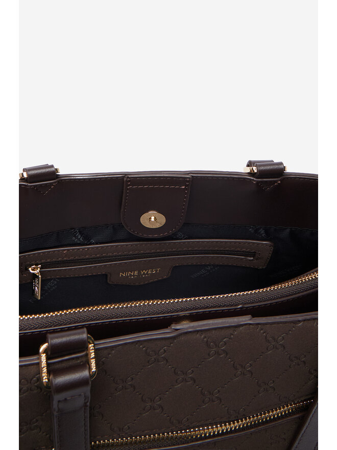 Nine West Handtasche Nine West CEO-ELITE FORM-JH7268 Braun