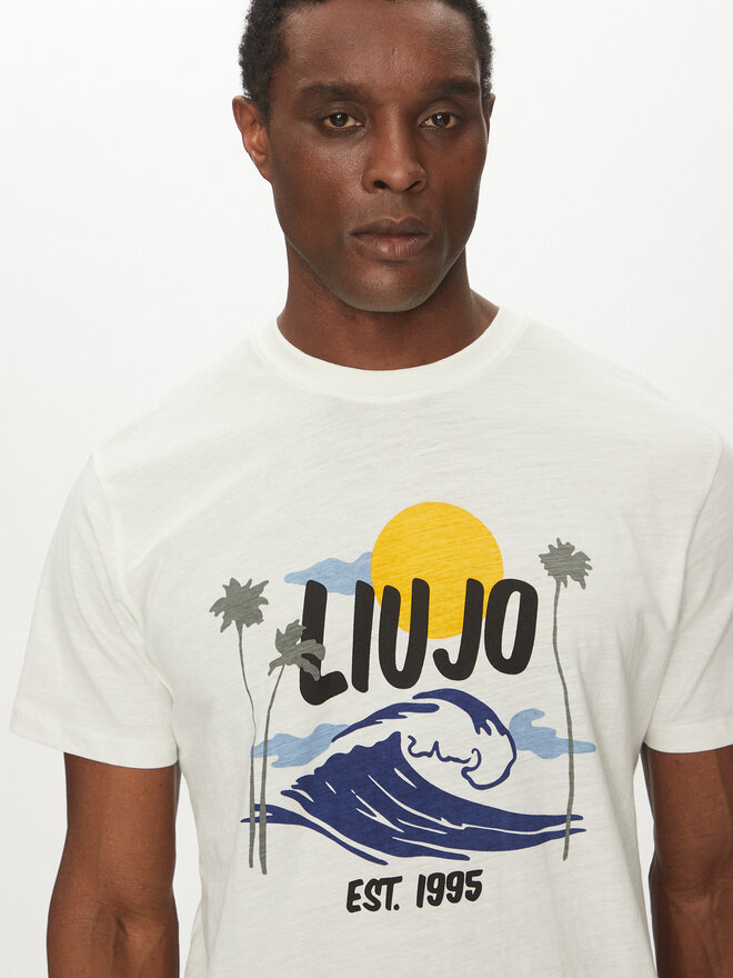 Liu Jo Liu Jo Футболка QA5274 J7734 Білий Regular Fit
