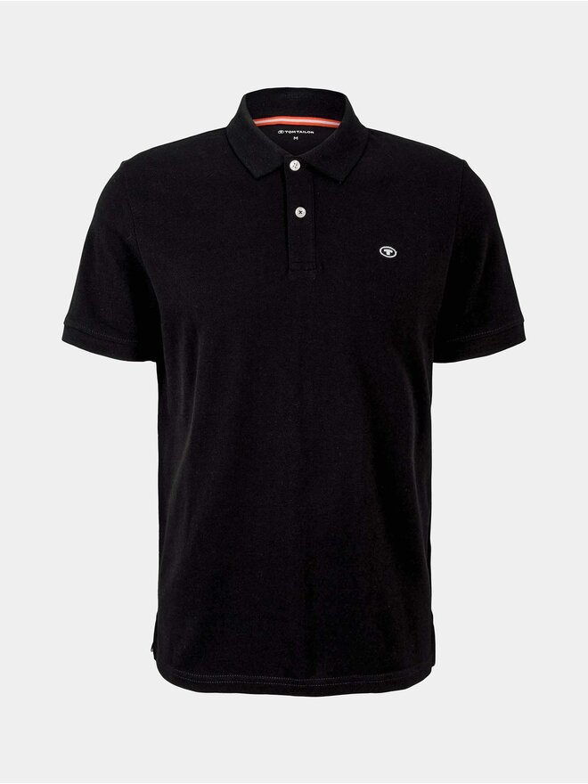 Tom Tailor Tom Tailor Polo marškinėliai 1027713 Juoda Regular Fit