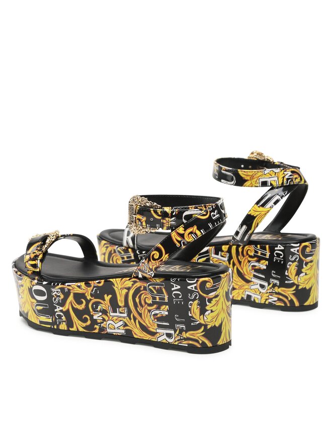 Versace Jeans Couture Sandale Versace Jeans Couture 74VA3S06 Negru