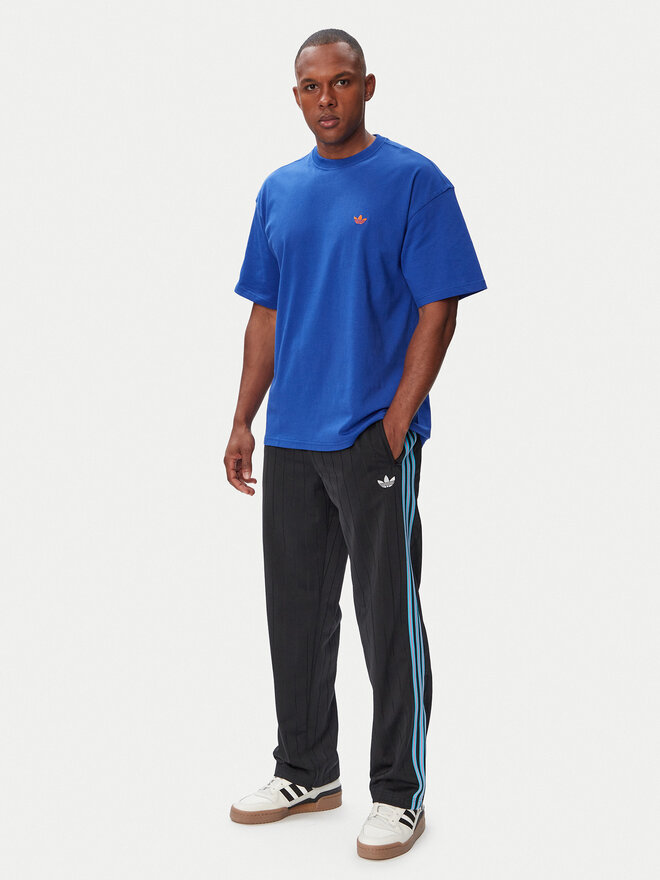 adidas adidas Футболка Trefoil Essentials HZ1002 Голубий Loose Fit