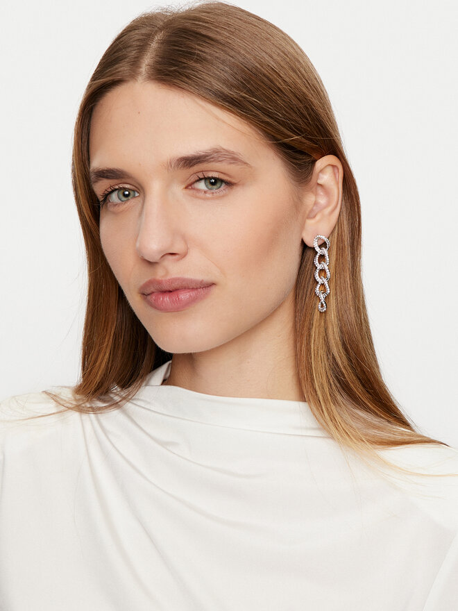 LAUREN RALPH LAUREN Uhani LAUREN RALPH LAUREN 14G00850 Srebrna