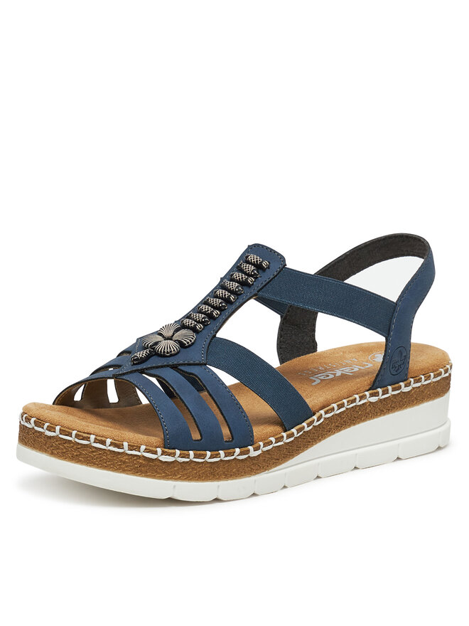 Rieker Sandale Rieker V1206-14 Bleumarin