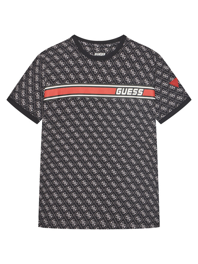 Guess Guess Marškinėliai L4YI47 J1314 Juoda Regular Fit