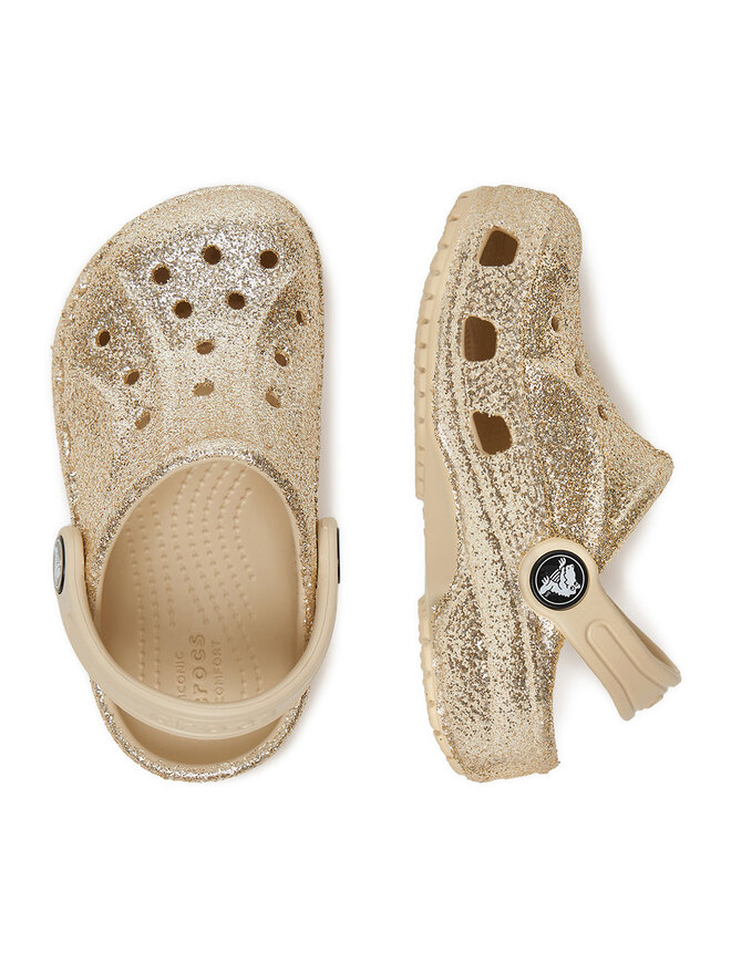 Crocs Klapki Crocs C-BAYA CLOG T 207014-11S Złoty