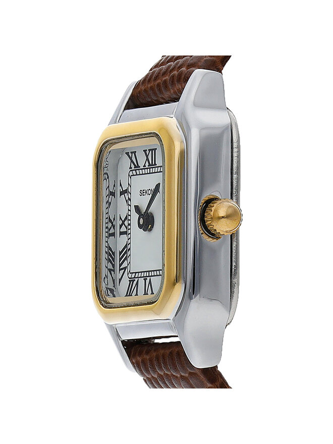 Sekonda Zegarek Sekonda 40294 Brązowy