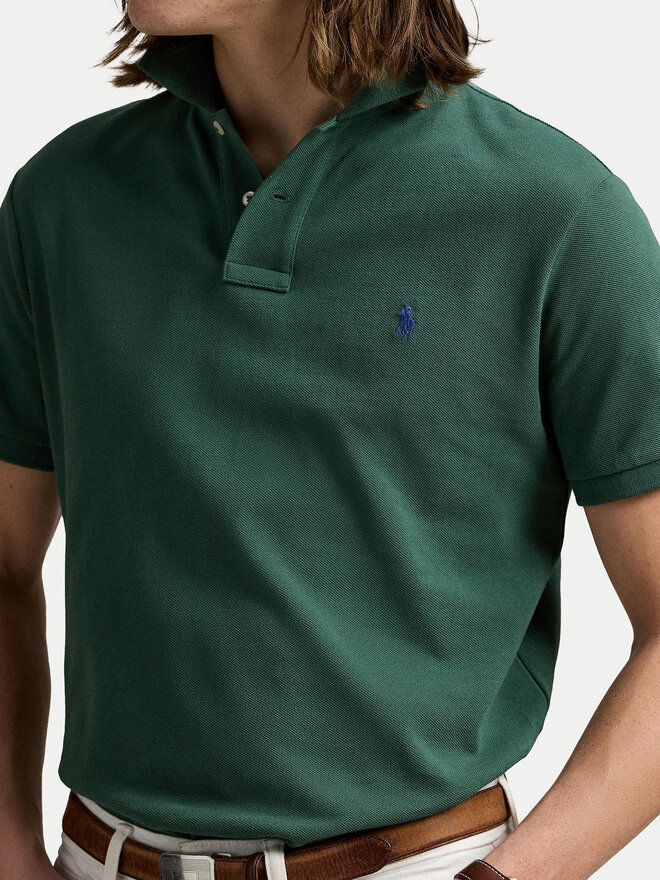 Polo Ralph Lauren Polo Ralph Lauren Поло 710536856458 Зелений Slim Fit