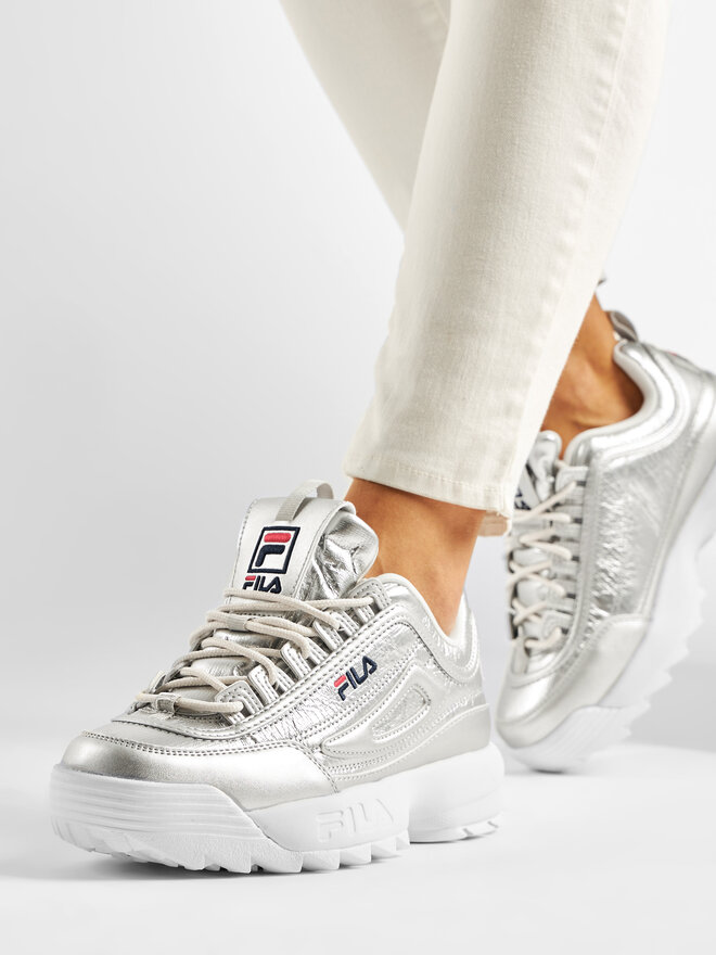Sneakers Fila Disruptor F Low Wmn 1011019.3VW Argent chaussures