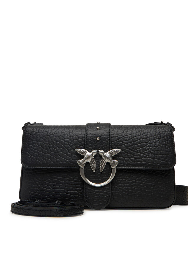 PINKO Handtasche PINKO Love One Classic Slouchy Fl Al 25-26 PLTT 104524 A2JU Schwarz