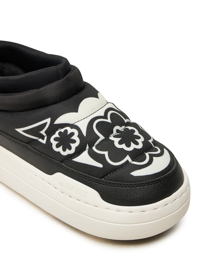 Moon Boot Členková obuv Moon Boot Park Soft Flower 80D2470030 Čierna