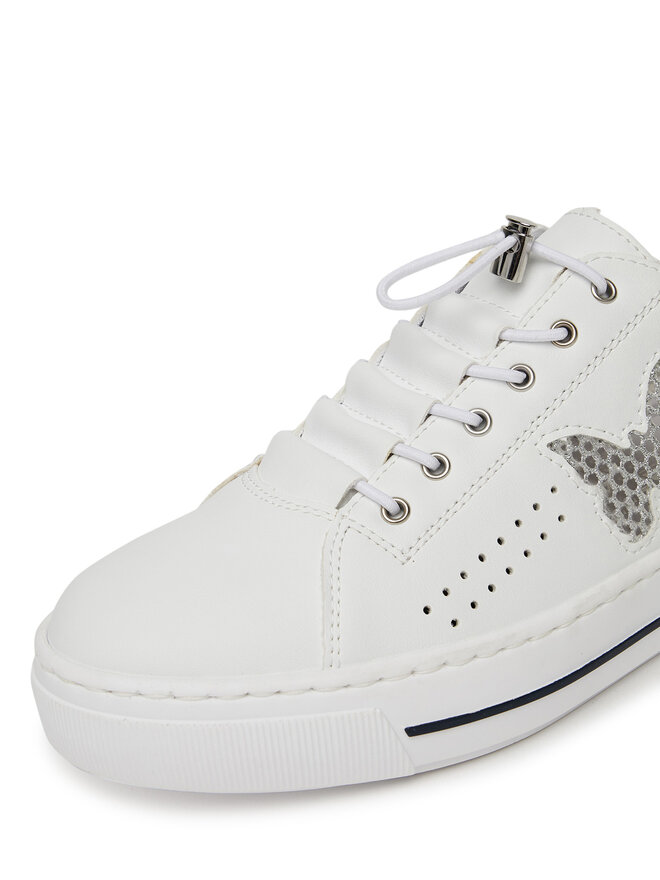 Rieker Sneakersy Rieker L8857-80 Biela