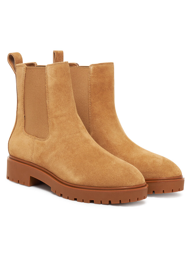LAUREN RALPH LAUREN Členková obuv s elastickým prvkom LAUREN RALPH LAUREN 802974477001 Hnedá