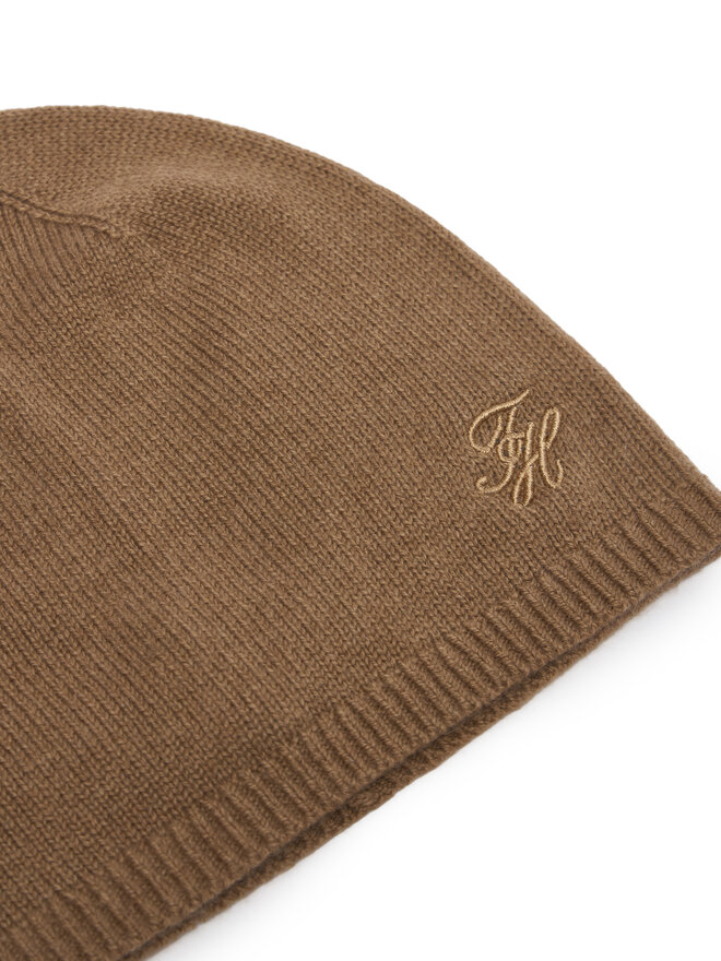 Tommy Hilfiger Mütze Tommy Hilfiger Script AW0AW19105 Hellbraun