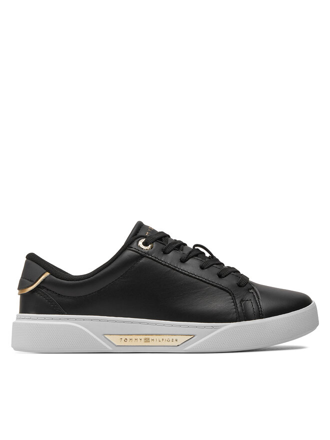 Sneakers Tommy Hilfiger Chic Hw Court Sneaker FW0FW07813 Schwarz eschuhe