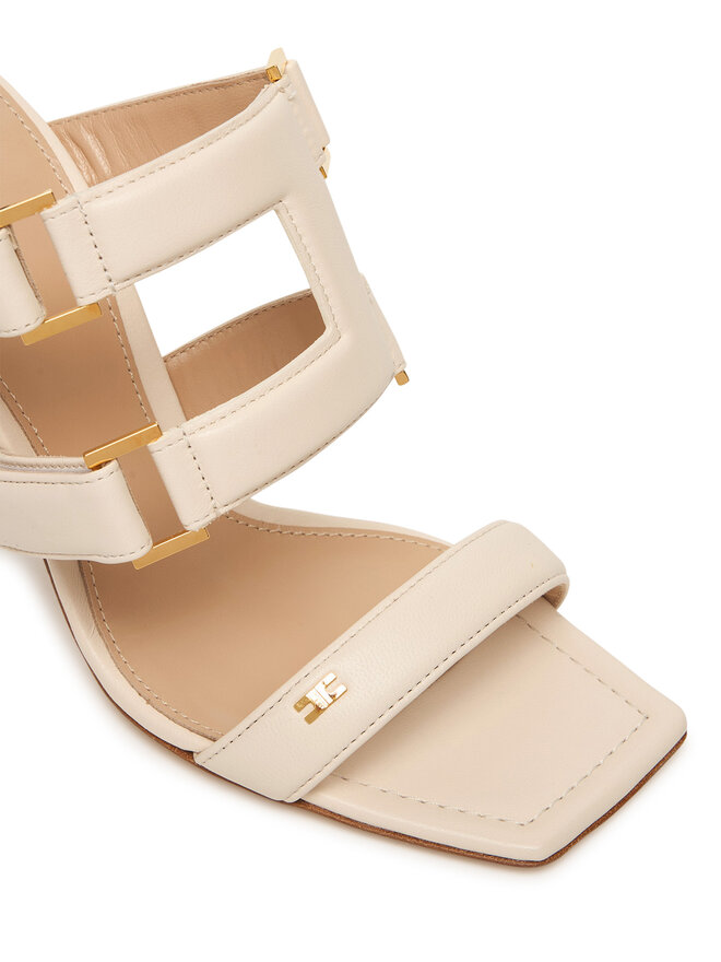 Elisabetta Franchi Pantoletten Elisabetta Franchi SA-44L-62E2-V620 Creme